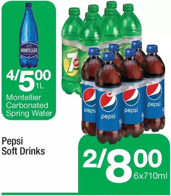 Highland Farms Pepsi soft drinks offer