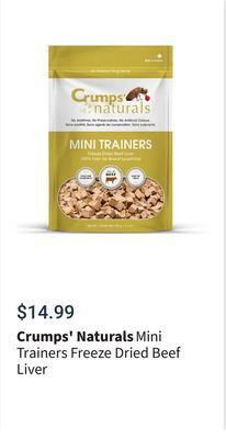 Petvalu Mini trainers freeze dried beef liver offer