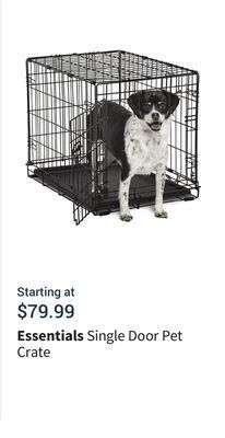 Petvalu Single door pet crate offer
