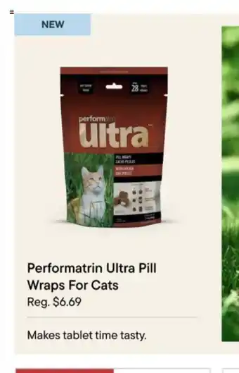 Petvalu Performatrin ultra pill wraps for cats offer