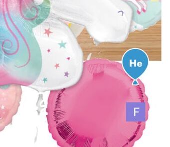 Party City Enchanted unicorn balloon bouquet, 5-pk offer