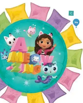 Party City Gabby's dollhouse foil supershape balloon offer