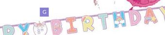 Party City Enchanted unicorn party jumbo add-an-age birthday banner, 126-in x 9.7-in offer