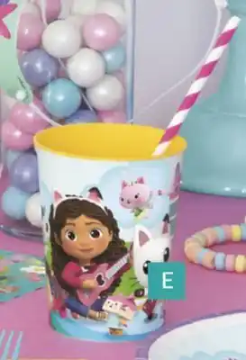Party City Unique gabby's dollhouse plastic cup, 16-oz offer