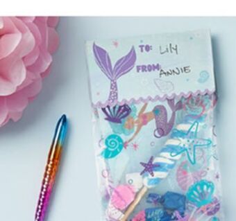 Party City Shimmering mermaids treat bags, 8-pk offer