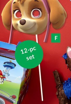 Party City Paw patrol scene setter with photo booth props birthday decoration offer