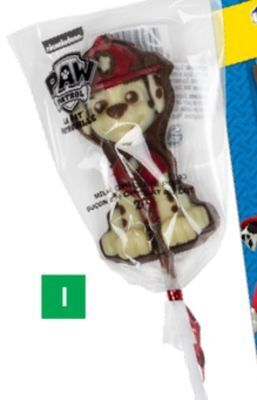 Party City Paw patrol chocolate pops, 28-g offer