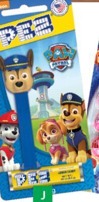 Party City Paw patrol pez dispenser offer