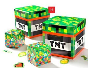 Party City Pixel party centerpiece decoration kit offer