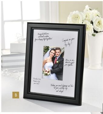 Party City Wedding autograph photo frame offer