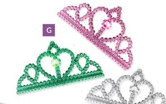 Party City Tea time jewel tiara haircomb, 4-pk offer