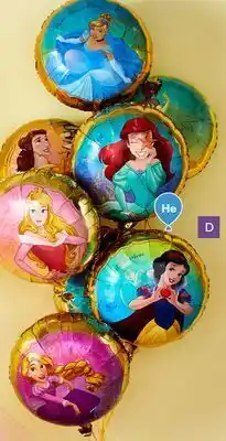 Party City Disney princess balloon bouquet, 8-pc offer