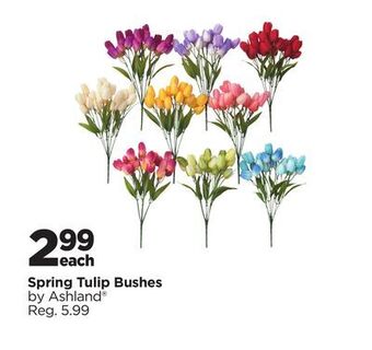 Michaels Spring tulip bushes by ashland offer