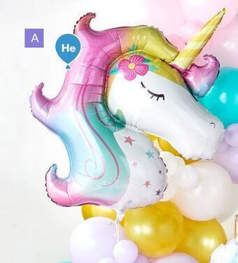 Party City Enchanted unicorn large balloon offer