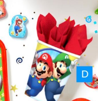 Party City Super mario birthday party paper cups, 9-oz, 8-pk offer
