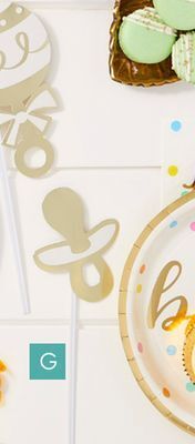 Party City Oh baby photo booth props, 10-pc offer