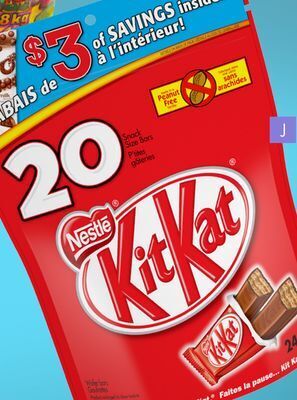 Party City Kit kat snack size candy bars, 20-pk offer