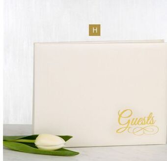 Party City Ivory guest book offer