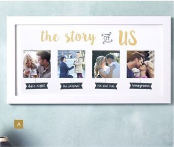 Party City Story of us photo frame offer