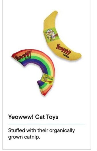 Petvalu Yeowww! Cat toys offer