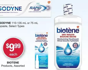 Pharmasave Biotene products offer