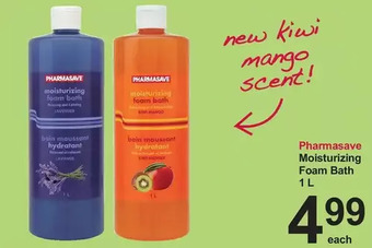 Pharmasave Pharmasave moisturizing foam bath offer