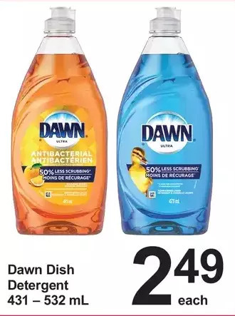 Pharmasave Dawn dish detergent offer
