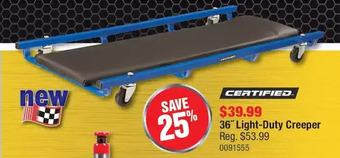PartSource Certified 36 light-duty creeper offer