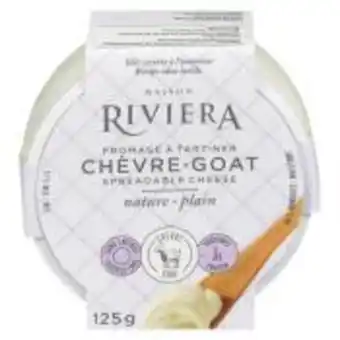 Calgary Co-op Riviera spreadable plain goat cheese offer