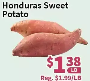 Blue Sky Supermarket Honduras sweet potato offer