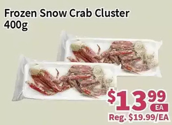 Blue Sky Supermarket Frozen snow crab cluster offer