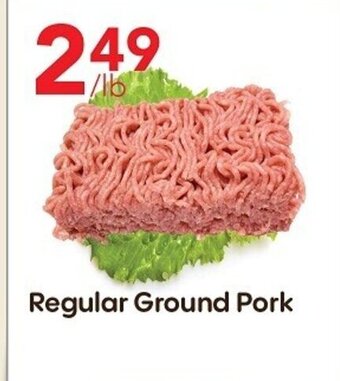 Lucky Supermarket Regular ground pork per lb offer