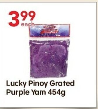 Lucky Supermarket Lucky pinoy grated purple yam 454g offer