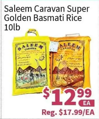 Blue Sky Supermarket Saleem caravan super golden basmati rice 10lb offer