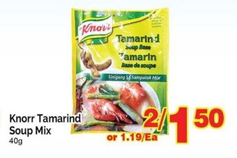 T&T Supermarket Knorr tamarind soup mix 40g offer