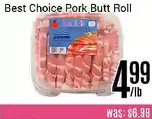 Nations Fresh Foods Best choice pork butt roll offer