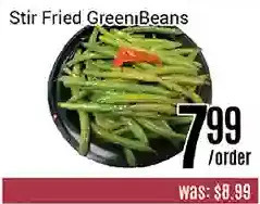Nations Fresh Foods Stir fried green beans offer