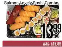 Nations Fresh Foods Salmon lovely sushi combo offer