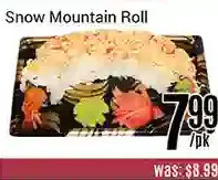 Nations Fresh Foods Snow mountain roll offer
