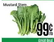 Nations Fresh Foods Mustard stem offer