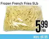 Nations Fresh Foods Frozen french fries offer