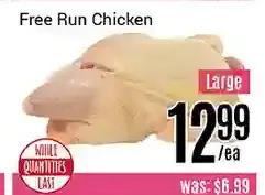 Nations Fresh Foods Free run chicken offer
