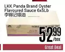 Nations Fresh Foods Lkk panda brand oyster flavoured sauce offer