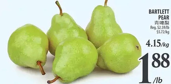 Al Premium Food Mart Bartlett pear offer