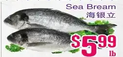 Grant's Foodmart Sea bream offer