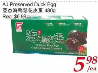 Tone Tai Supermarket Aj preserved duck egg offer