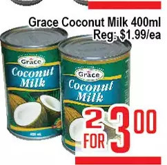 Skyland Foodmart Grace coconut milk offer