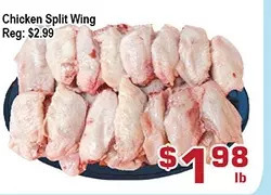 Top Food Supermarket Chicken split wing offer