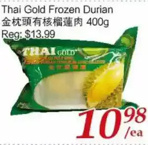 Tone Tai Supermarket Thai gold frozen durian offer