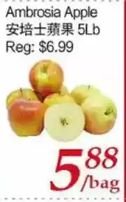 Tone Tai Supermarket Ambrosia apple offer